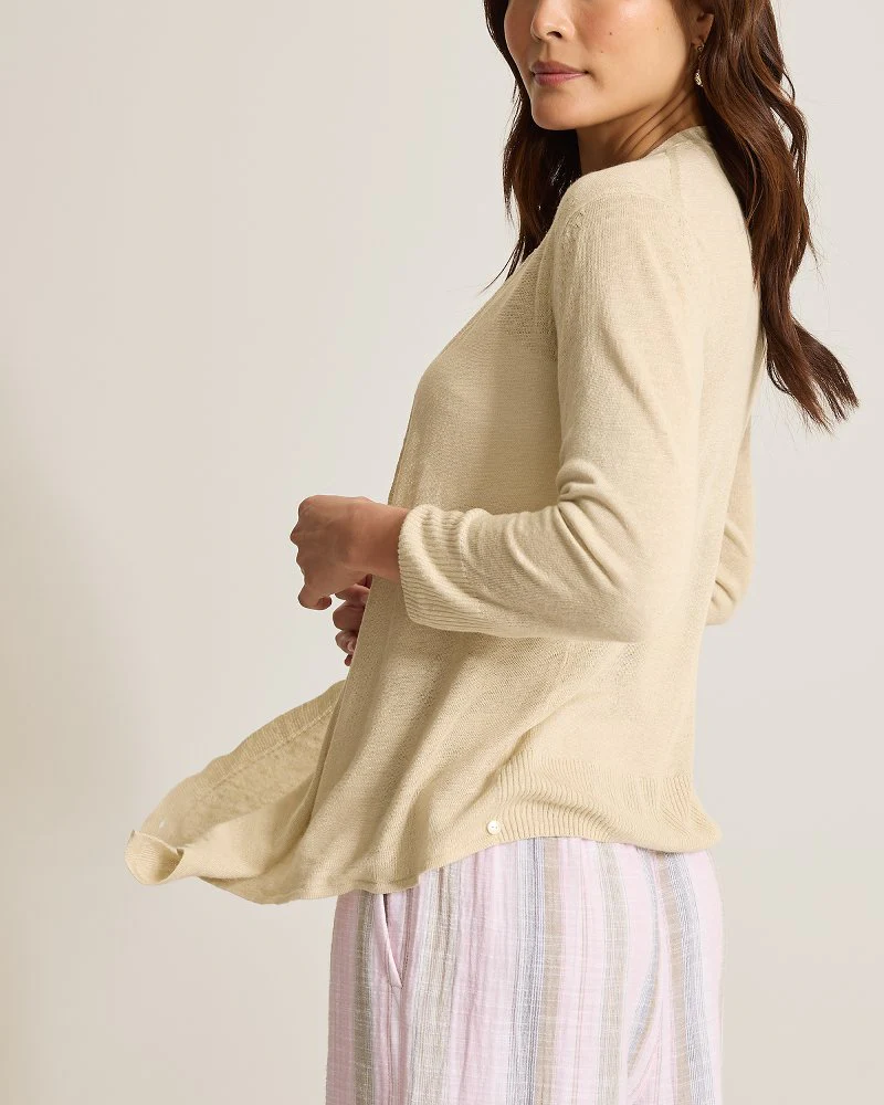 Addison Linen-Blend Cardigan - Image 4