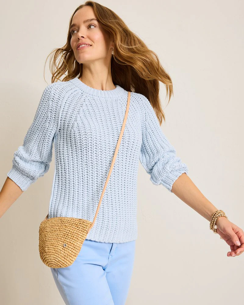 Zoe Cotton Crew Sweater - Image 5