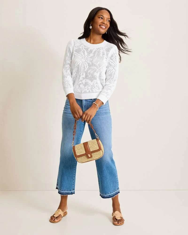 Palm Tropic Crew Sweater - Image 2