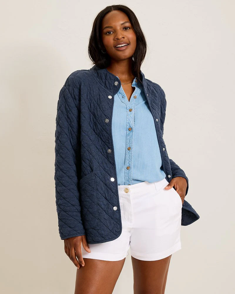 Puff Jacquard Barn Coat