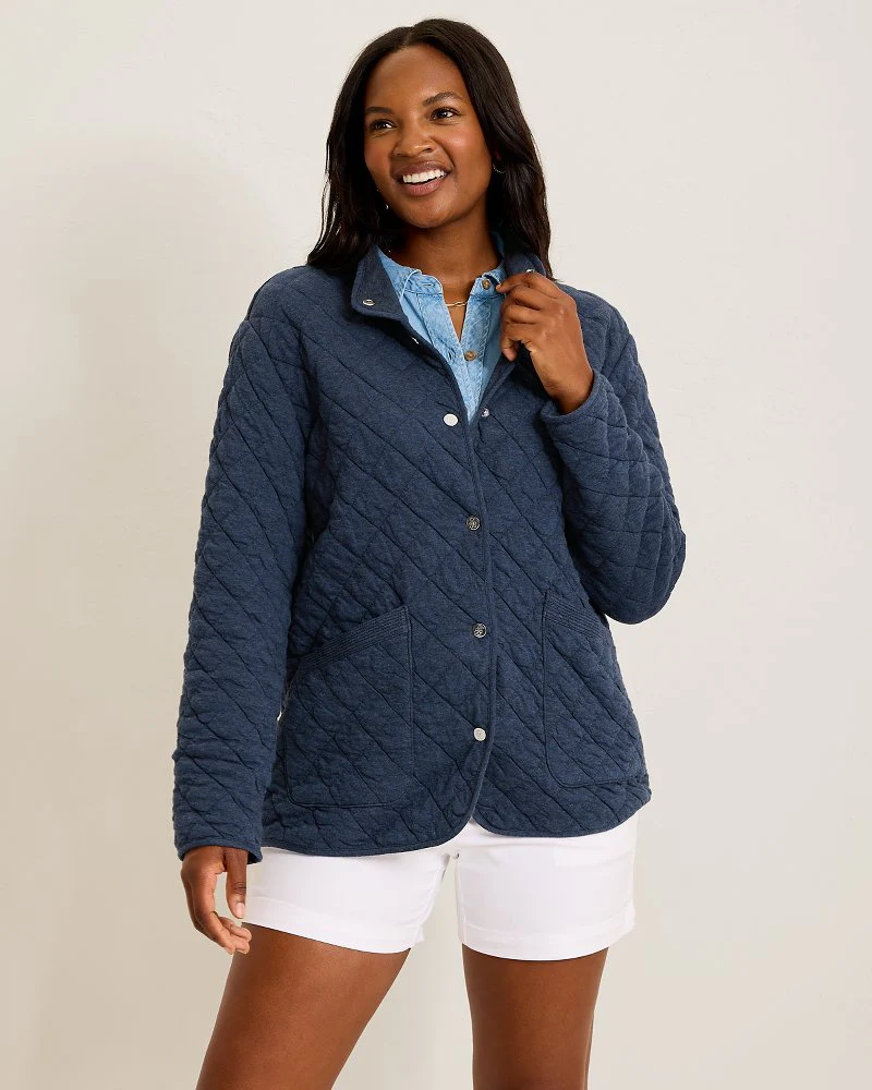 Puff Jacquard Barn Coat - Image 2