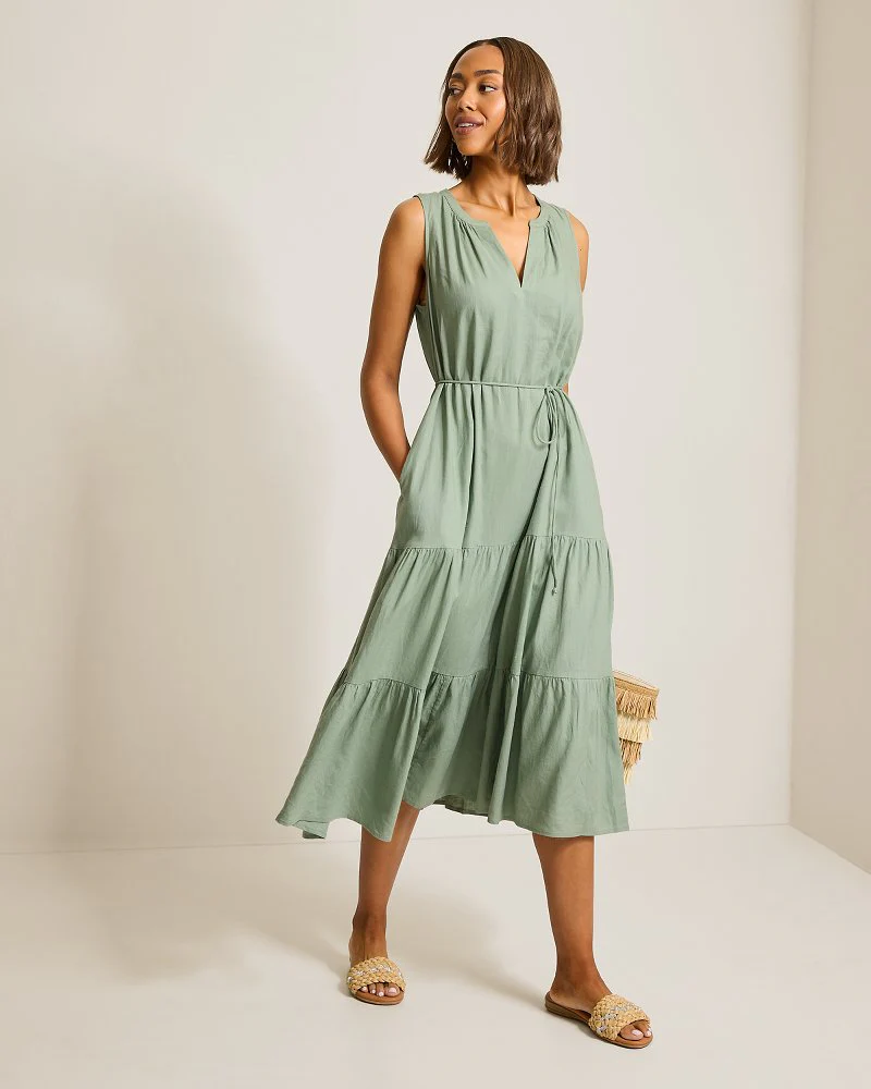 Coastal Tide S/L Sundress - Image 2