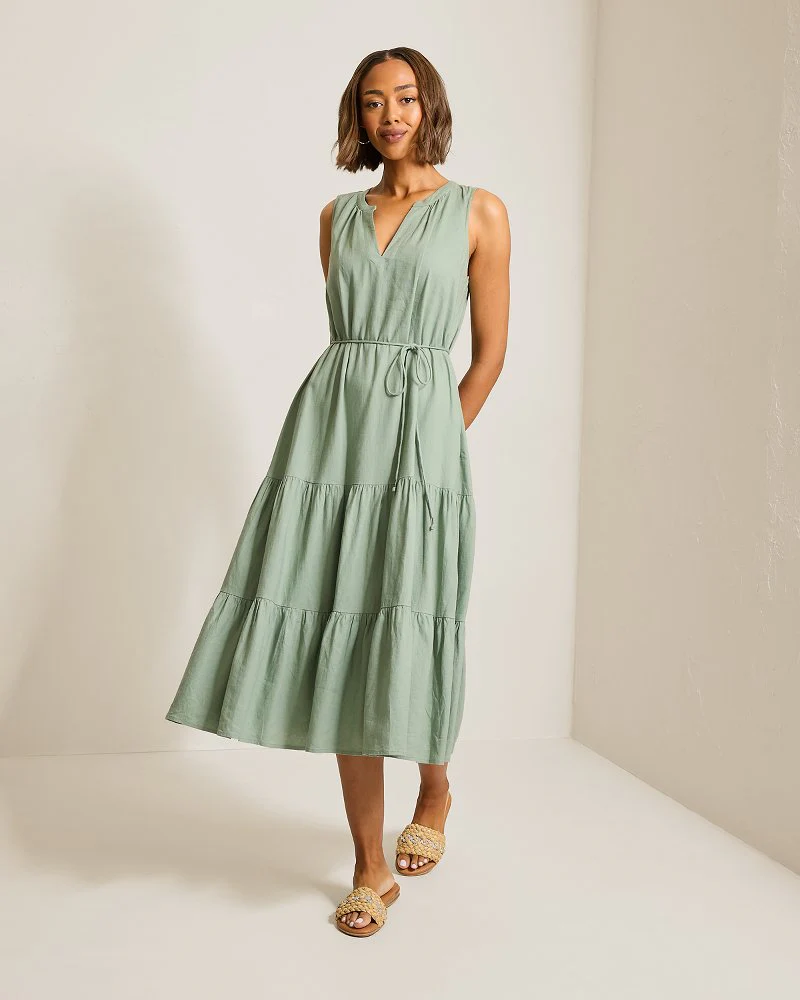 Coastal Tide S/L Sundress - Image 4
