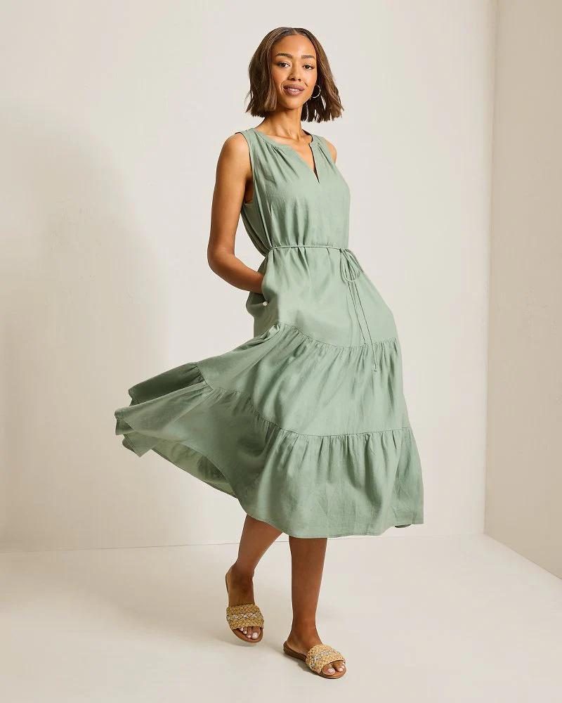 Coastal Tide S/L Sundress - Image 5