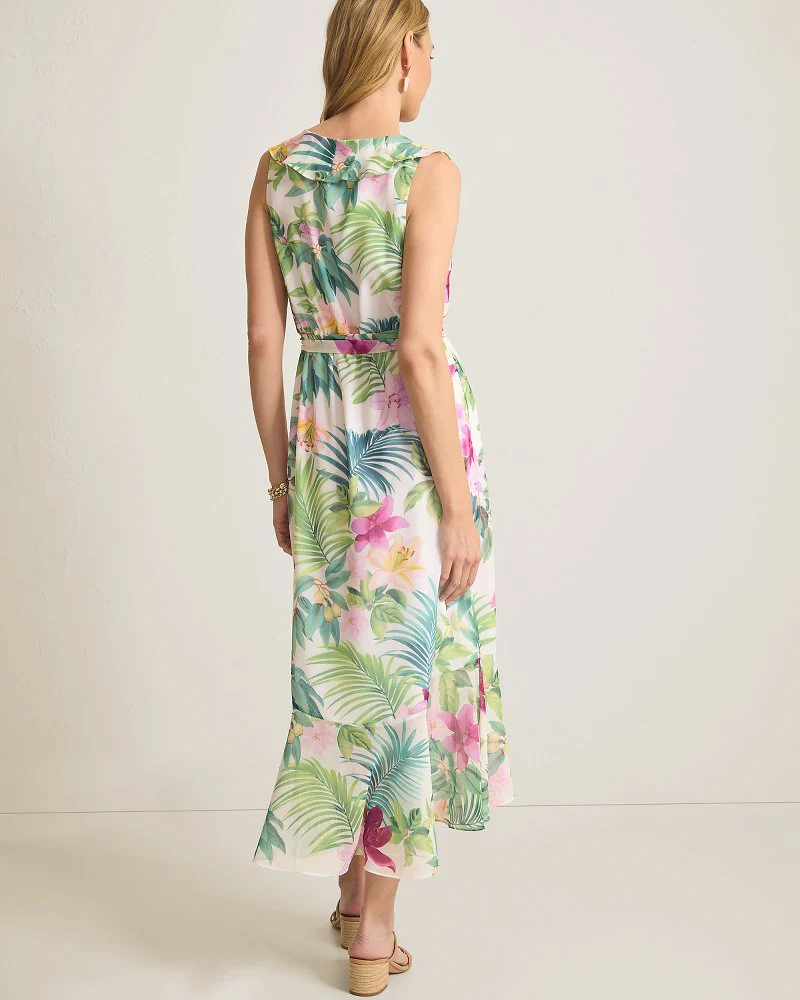 Tropical Bliss S/L Maxi Dress - Image 3