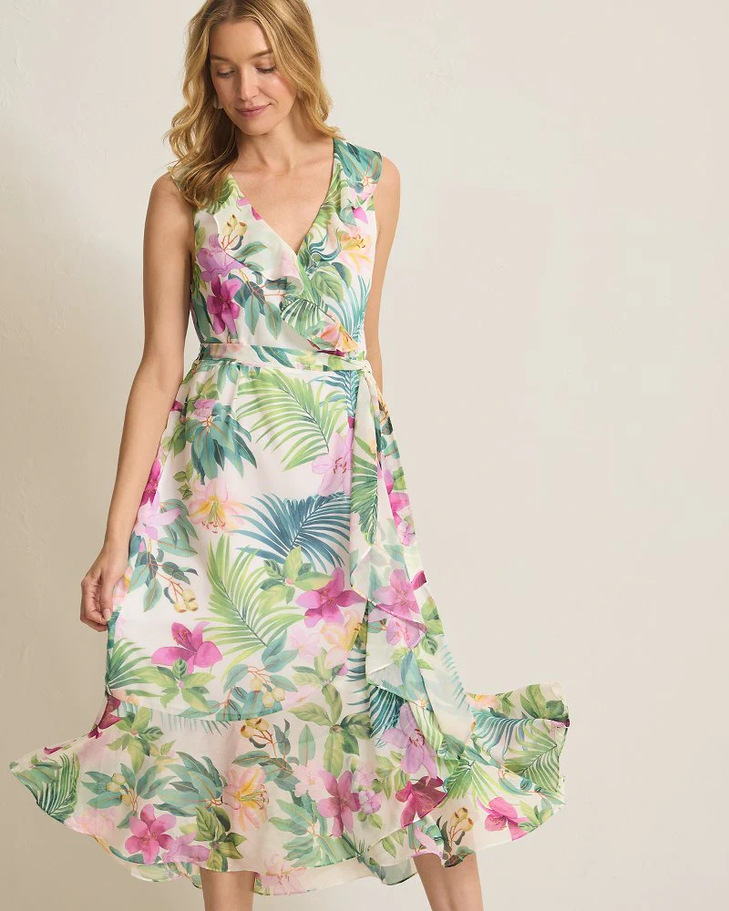 Tropical Bliss S/L Maxi Dress - Image 4