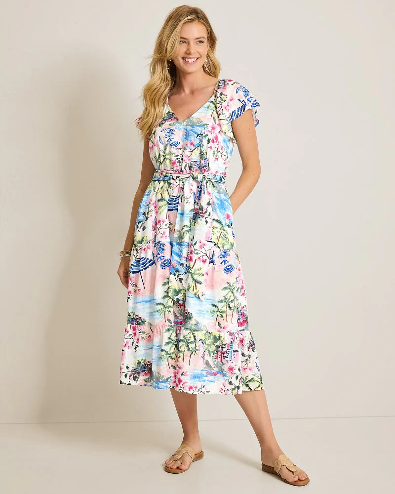 Paradise Shores Midi Sundress - Image 5