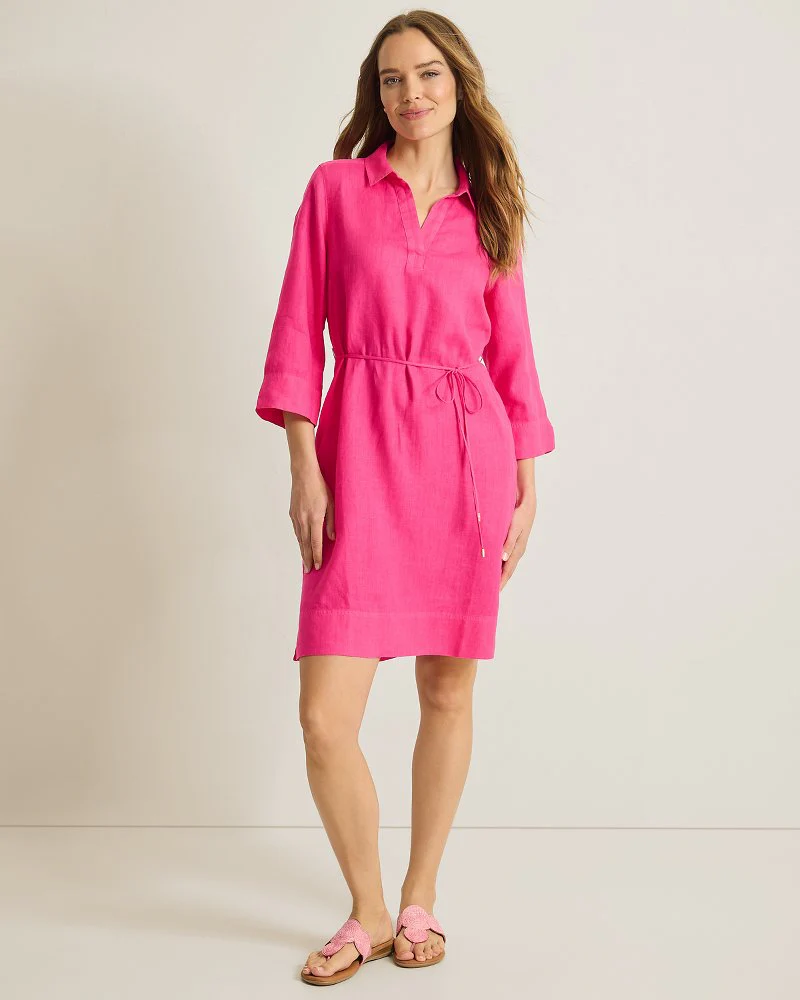 Two Palms 3/4 Slv Shift Dress