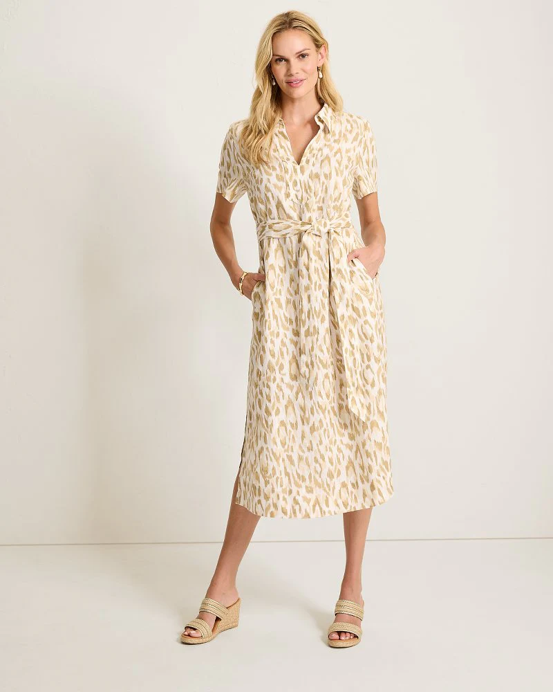 Cheetah Cove Midi Dress