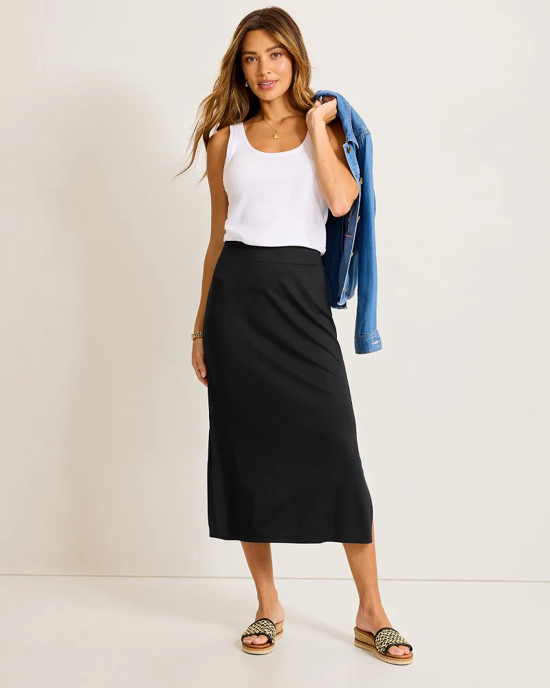 Darcy Drapey Midi Skirt - Image 4