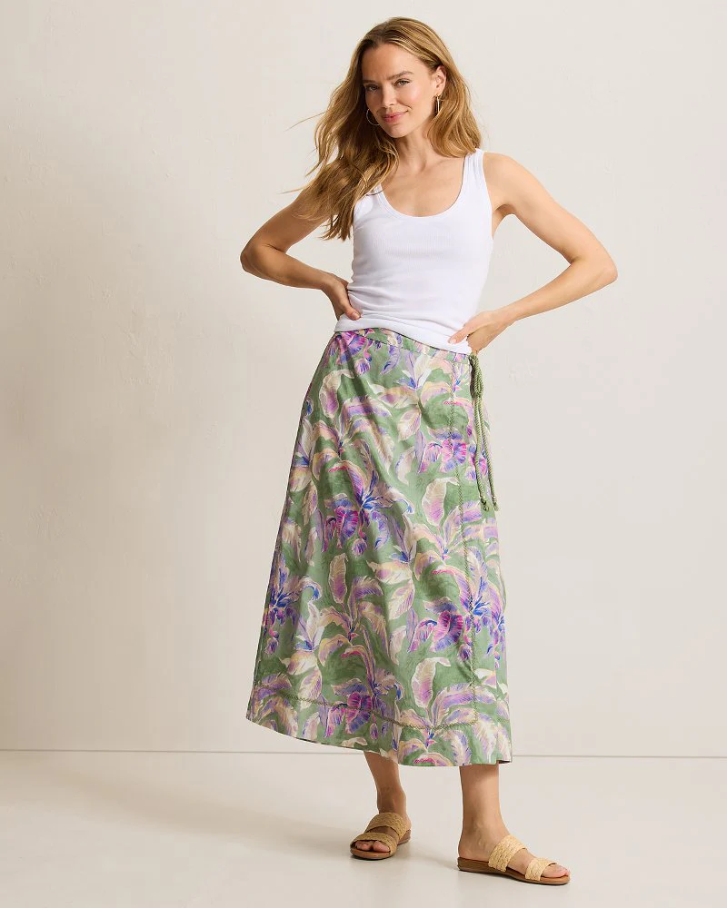 Norte Bloom Maxi Wrap Skirt