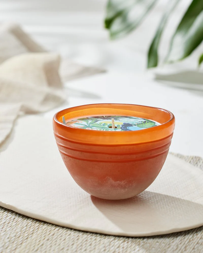 Maui Mango 6.2-oz. Beach Glass Candle - Image 3