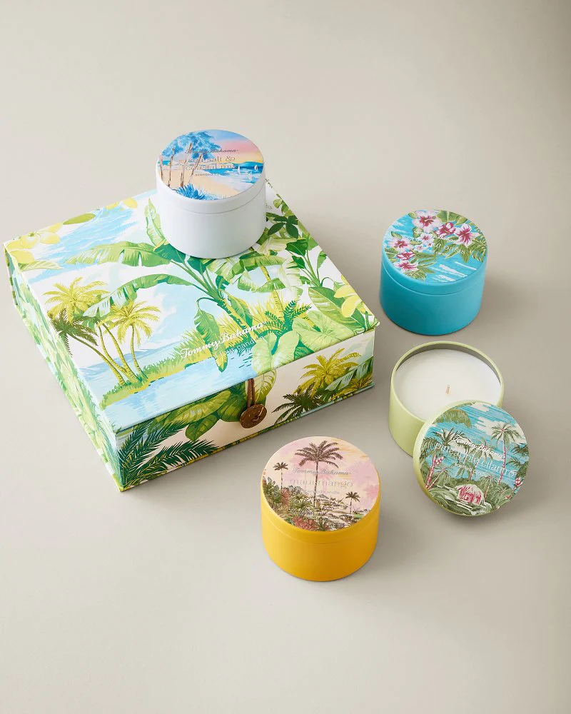 Candle Tin Gift Box—Set of 4