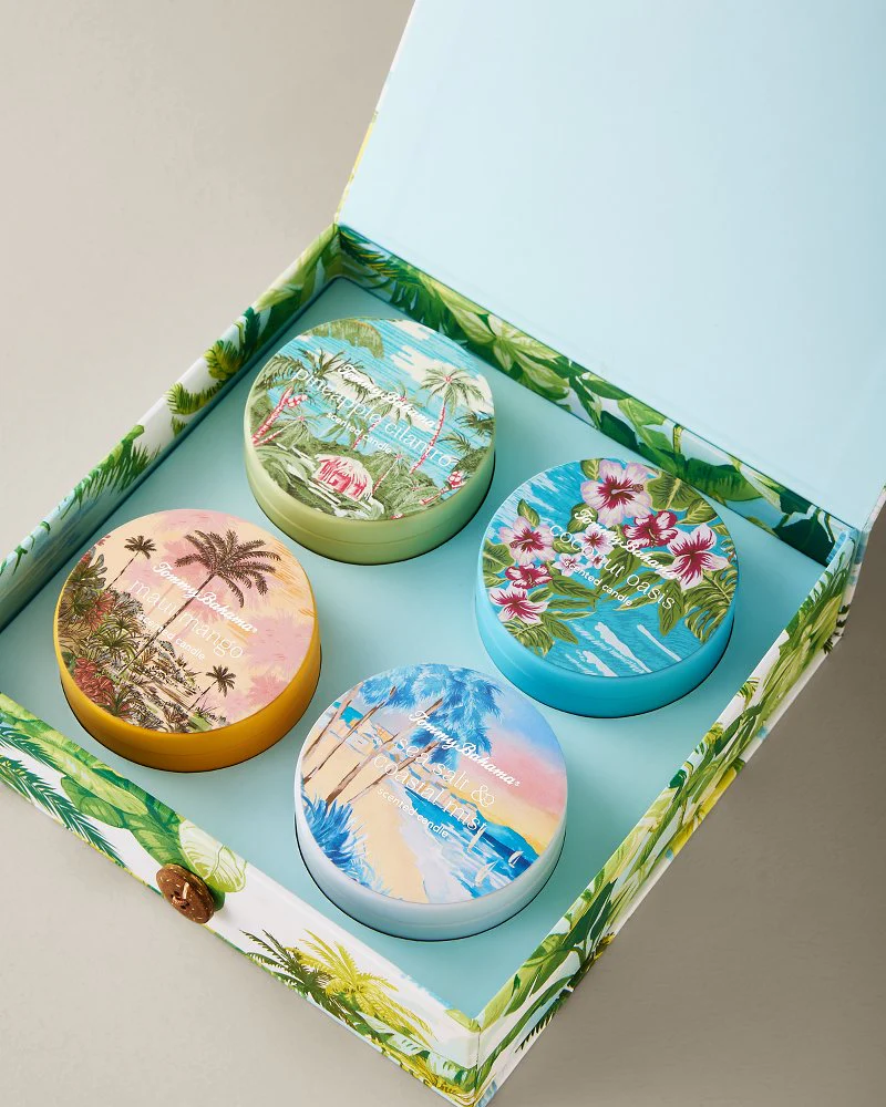 Candle Tin Gift Box—Set of 4 - Image 2