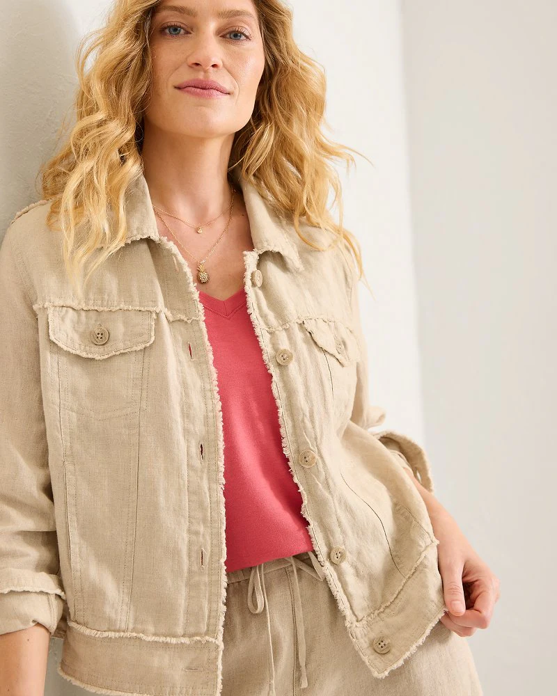 Two Palms Raw Edge Jacket - Image 5